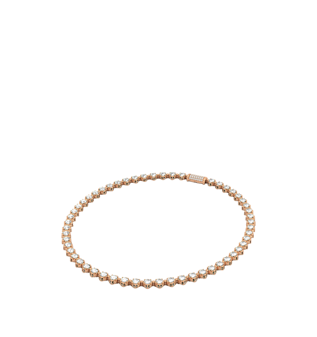 Image 1 of 1 - GOLD - HOORSENBUHS Infinite Diamond Necklace 3mm featuring white diamonds, 7.5cts, 3mm width and 16 inches. Cheap Luxury Handbag Shop offers a range of initial pieces from this collection in-store. For personal consultation and detailed information about jewelry, please contact our dedicated stylist team at personalshopping@hirshleifers.com. This item may be restricted for online purchase to international clients. For assistance purchasing this item please contact our dedicated stylist team at personalsho