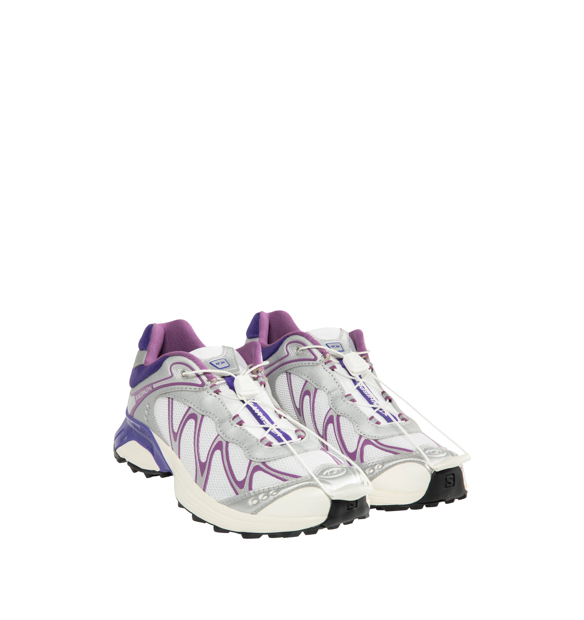 Image 2 of 5 - MULTI - SALOMON XT-Whisper Sneaker featuring textile and synthetic upper, quickLACE, agileChassis System, OrthoLite diecut sockliner, textile lining, anti-debris mesh, chevron lugs and mud contaGRIP.
