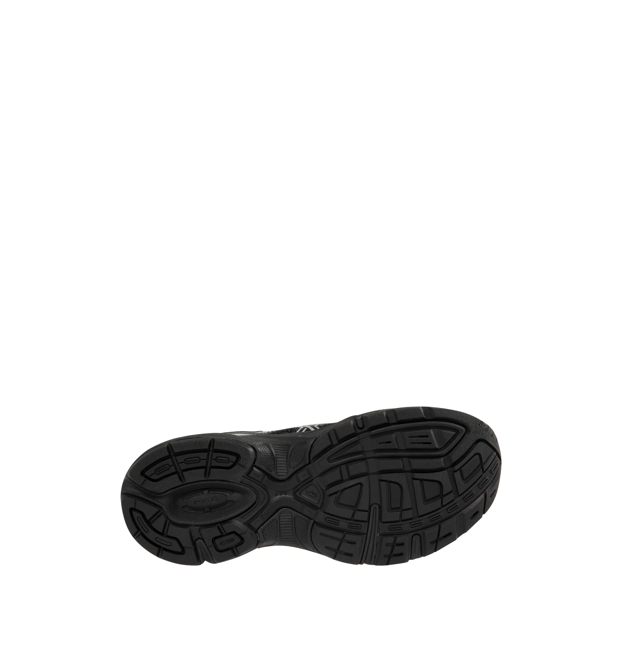 Image 4 of 5 - BLACK - Asics GEL-Kayano 14 Sneakers are lace-up style with rip-stop underlays, GEL cushioning, and TRUSSTIC support system. Unisex style in men's sizing. Imported from Indonesia.