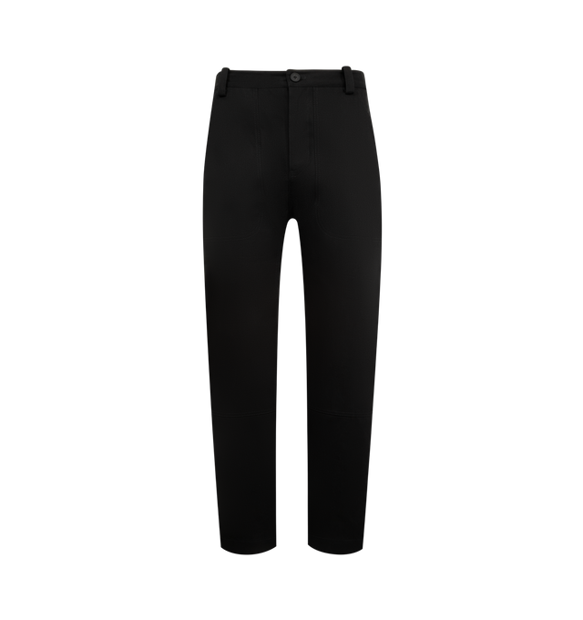 Image 1 of 3 - BROWN - STUDIO NICHOLSON Workwear Pant featuring button zip fly, four pocket style, belt loops and straight legs. Made in Japan.