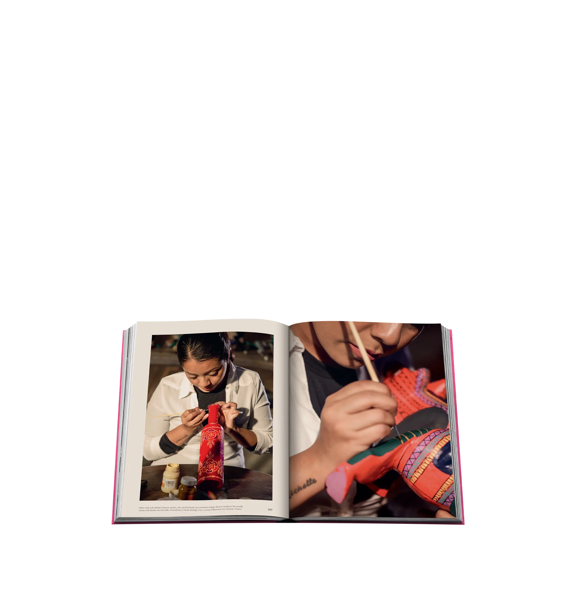 Image 5 of 5 - PINK - Assouline The Art of Tequila: Spirit of Mexico is a luxury coffee table book that explores the rich heritage, craftsmanship, and cultural significance of tequila through captivating photography and engaging storytelling. This designer hardcover book celebrates Mexico's iconic spirit, highlighting its history, artisanal production, and enduring influence on gastronomy, travel, and contemporary culture. Hardcover. Publisher: Assouline. W 12.6 x L 9.8 x D 1.5 in