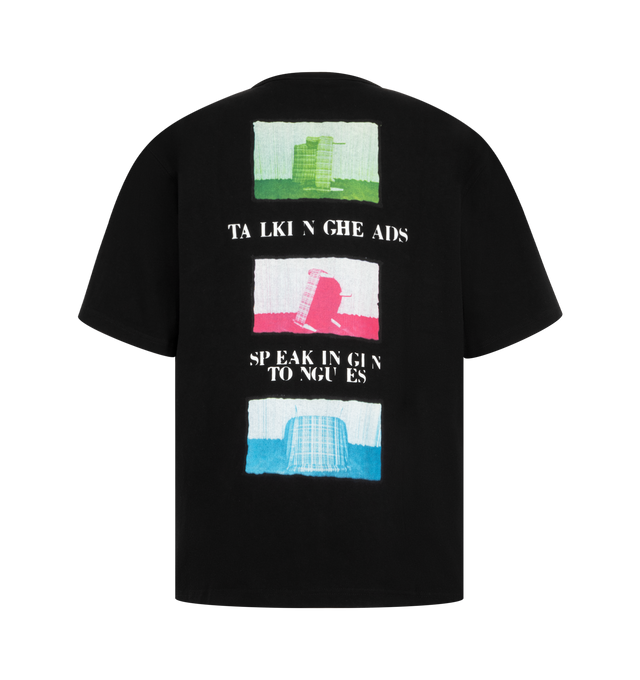 Image 2 of 2 - BLACK - Pleasures Mens Relaxed Heavyweight T-Shirt is crafted from heavyweight cotton jersey. Features a relaxed fit, crew neck, and short sleeves. Main Material: Cotton. Made in China. 