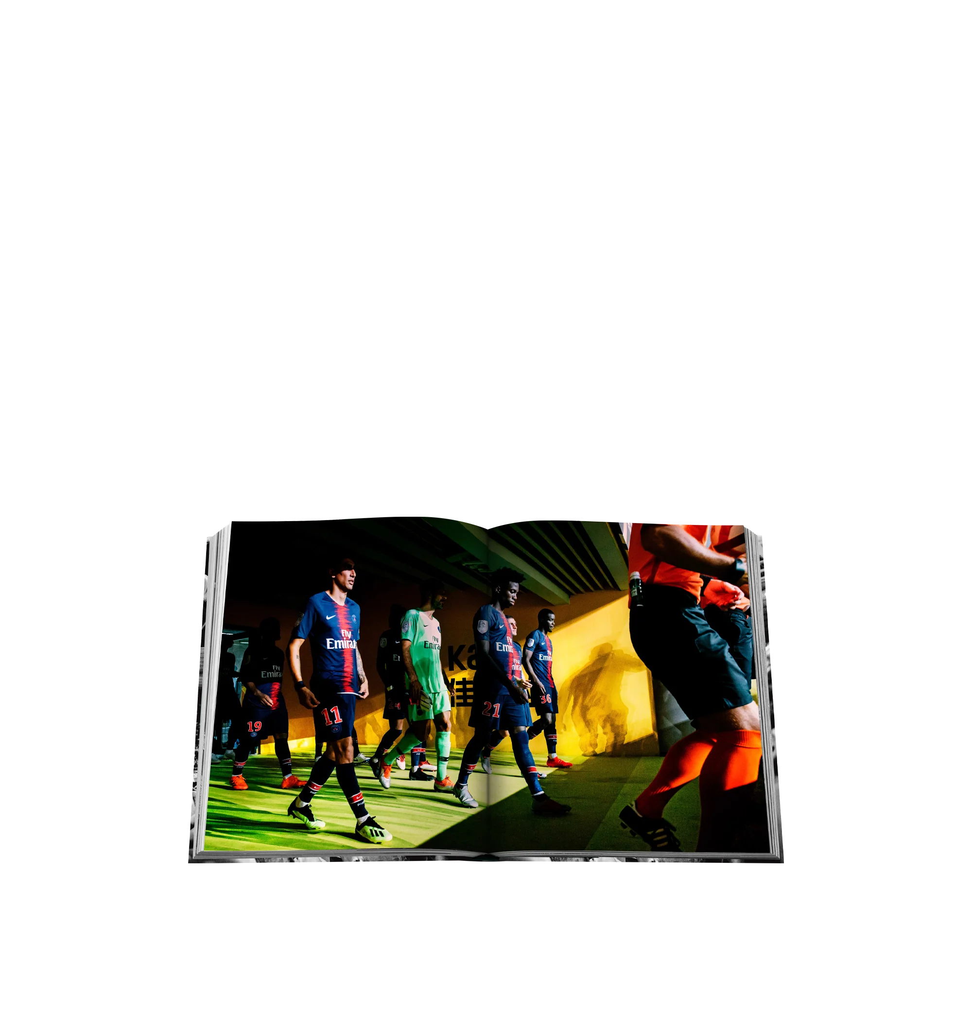Image 4 of 5 - MULTI - ASSOULINE Paris Saint-Germain featuring exclusive imagery that has never been seen before, this beautifully curated volume is handcrafted and highlights the clubs players, matches and key victories. Finished with tip-on images placed by hand, it comes in a bright clamshell case that makes it a volume to cherish for decades to come. 240 pages, over 150 illustrations. 39.4x47.3x7.2 cm. Made in Italy.