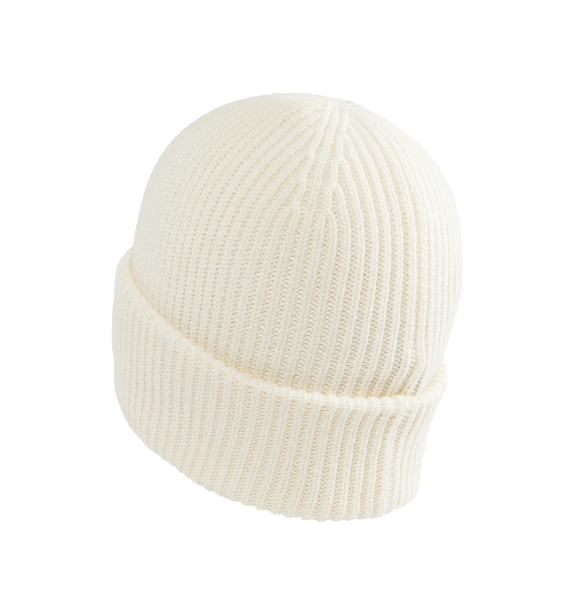 Image 2 of 2 - WHITE - Moncler Leather Logo Cashmere Beanie is crafted from luxurious cashmere, offering exceptional softness, warmth, and lightweight comfort. Finished with a signature leather logo patch, this refined cold-weather accessory delivers timeless style and understated sophistication. Material: 100% Cashmere