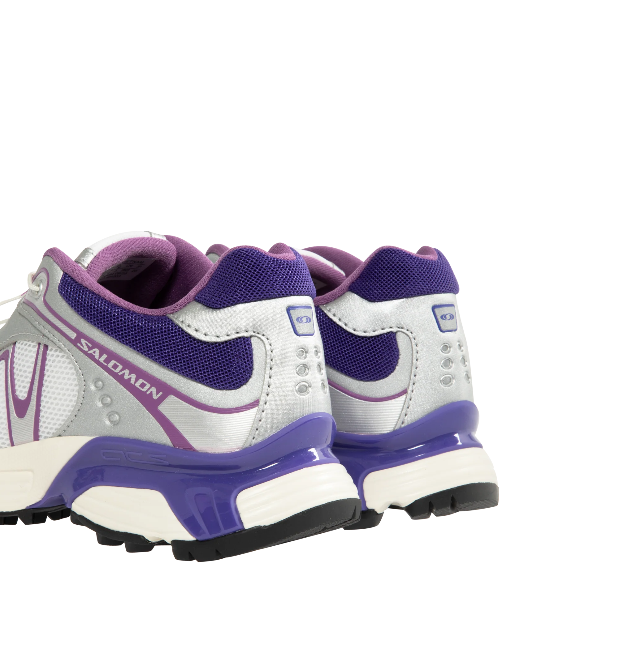 Image 3 of 5 - MULTI - SALOMON XT-Whisper Sneaker featuring textile and synthetic upper, quickLACE, agileChassis System, OrthoLite diecut sockliner, textile lining, anti-debris mesh, chevron lugs and mud contaGRIP. 