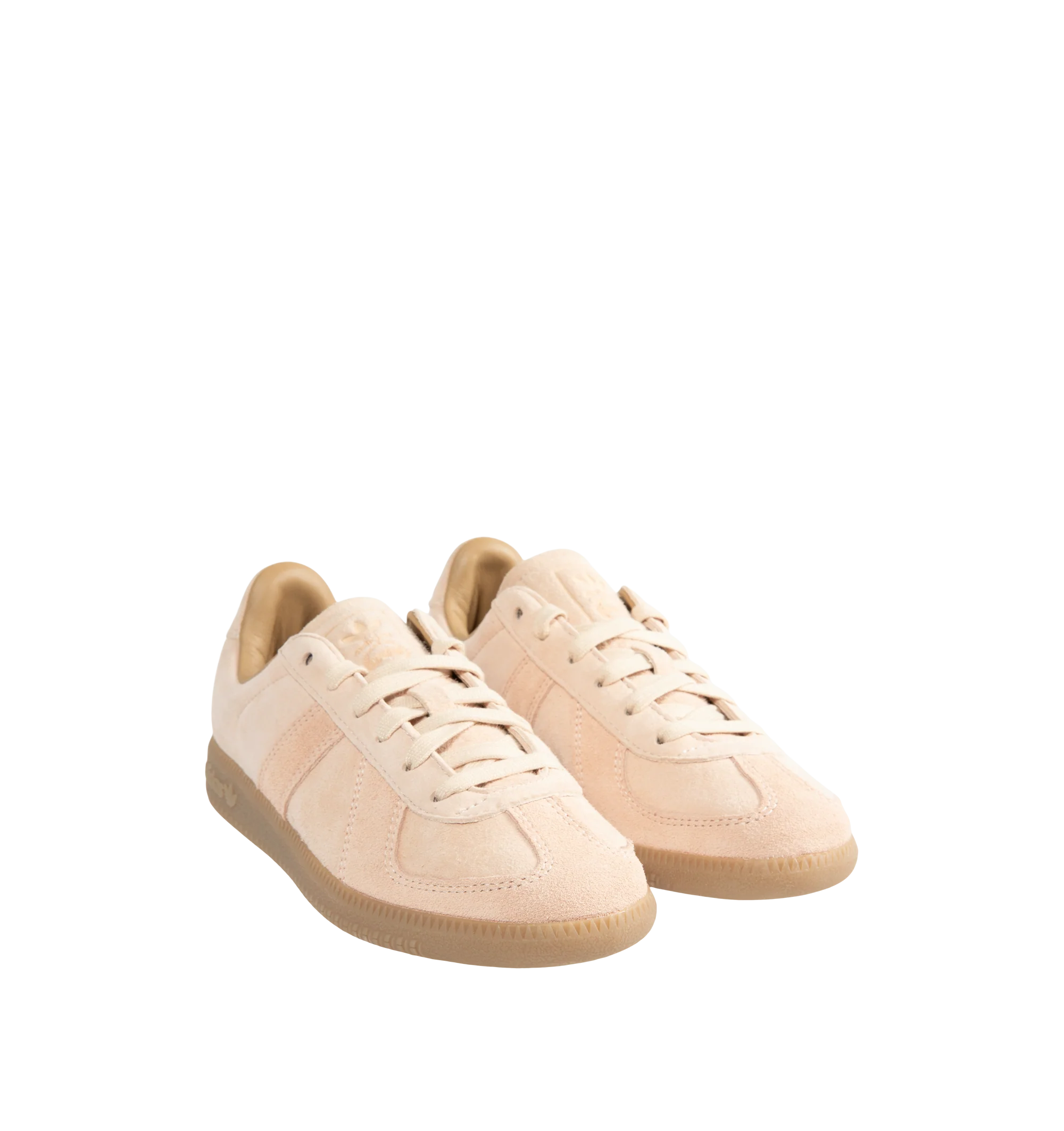 Image 2 of 5 - PINK - Adidas Mens BW Army Shoes are crafted from premium suede. Features a regular fit, lace-up closure, leather sockliner, rubber outsole, and adidas logo detailing on the tongue, sockliner, and tooling. Upper: Suede ; Outsole: Rubber.