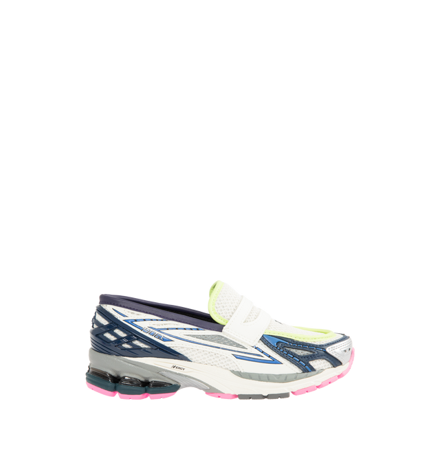 Image 1 of 5 - MULTI - NEW BALANCE 1906L Sneaker featuring a classic penny loafer shape, open holed mesh upper, curvilinear synthetic overlays, 860v2 sole unit, segmented ABZORB SBS pods at the heel and N-ergy outsole.