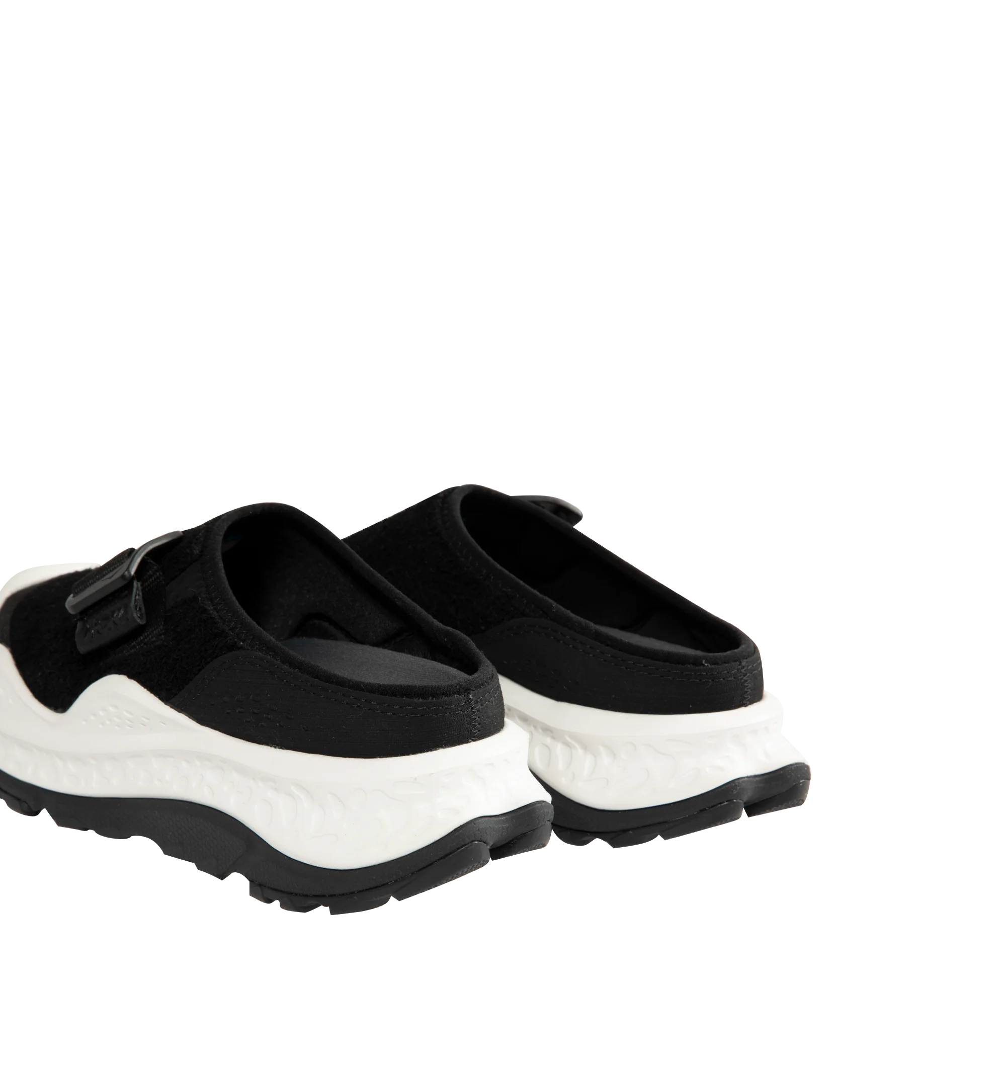 Image 3 of 5 - BLACK - HOKA Men's Ora Primo EXT Shoe featuring a suede upper, G-hook closure that cinches down reflective webbing, scratch rubber toe and heel details, metal hardware, neoprene collar lining and dual-layer EVA midsole. Imported.