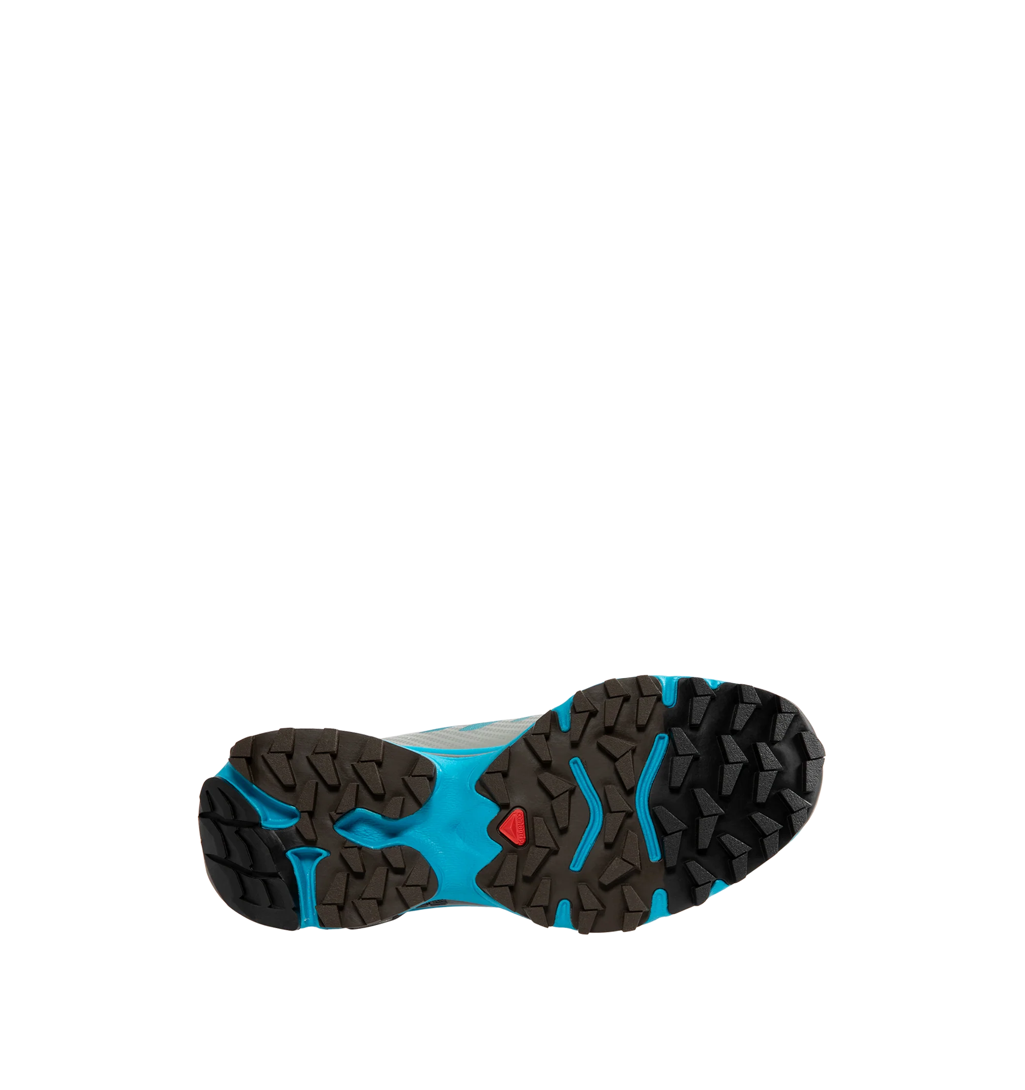Image 4 of 5 - BLUE - Salomon Men's XT-4 OG Sneakers are crafted with a lightweight textile and synthetic upper and feature the brand's Agile Chassis System, Quicklace technology, and dual-density EVA cushioning for exceptional stability and comfort. Reviving one of Salomon's iconic trail-running silhouettes, these designer sneakers combine technical performance with archival outdoor style, delivering superior support, durability, and all-terrain traction for both city streets and rugged trails. Main Materi