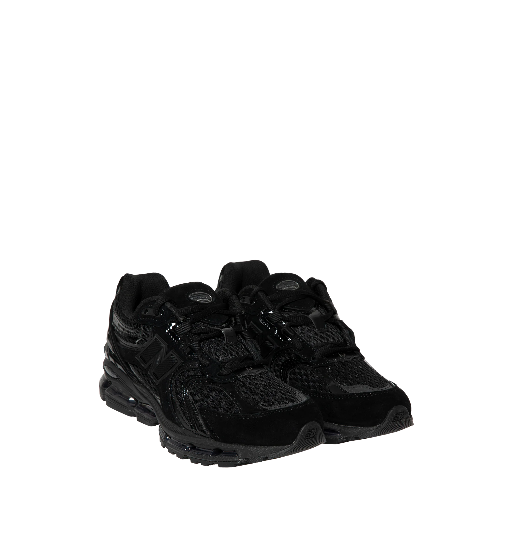Image 2 of 5 - BLACK - New Balance 1954R Unisex Sneakers feature a suede and mesh upper inspired by the 2002 and 1906 models, combining breathable mesh with synthetic and pig suede overlays. ABZORB midsole cushioning absorbs impact through a combination of cushioning and compression resistance, while a traditional lace-up closure provides an adjustable fit. Upper: Synthetic, Mesh, and Pig Suede.