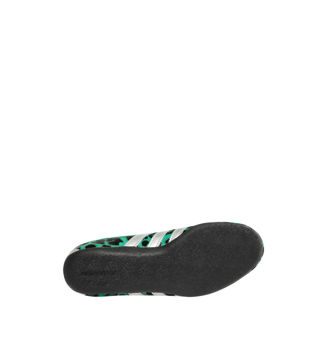 Image 4 of 5 - GREEN - ADIDAS Tokyo Sneaker featuring leather and synthetic upper, lacing system, textile and synthetic lining, rubber outsole and padded collar. 