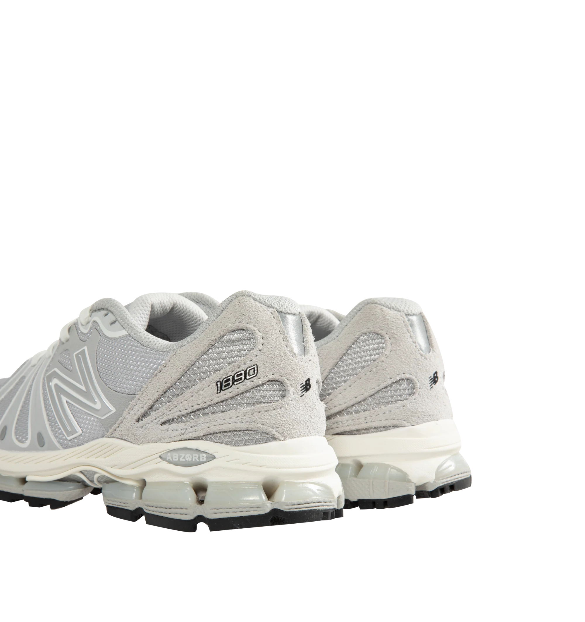 Image 3 of 5 - GREY - New Balance 1890 Unisex Sneakers feature a synthetic upper with a classic lace-up silhouette. Designed with ABZORB midsole cushioning for enhanced impact absorption, all-day comfort, and a durable rubber outsole. Upper: Synthetic; Midsole: ABZORB.