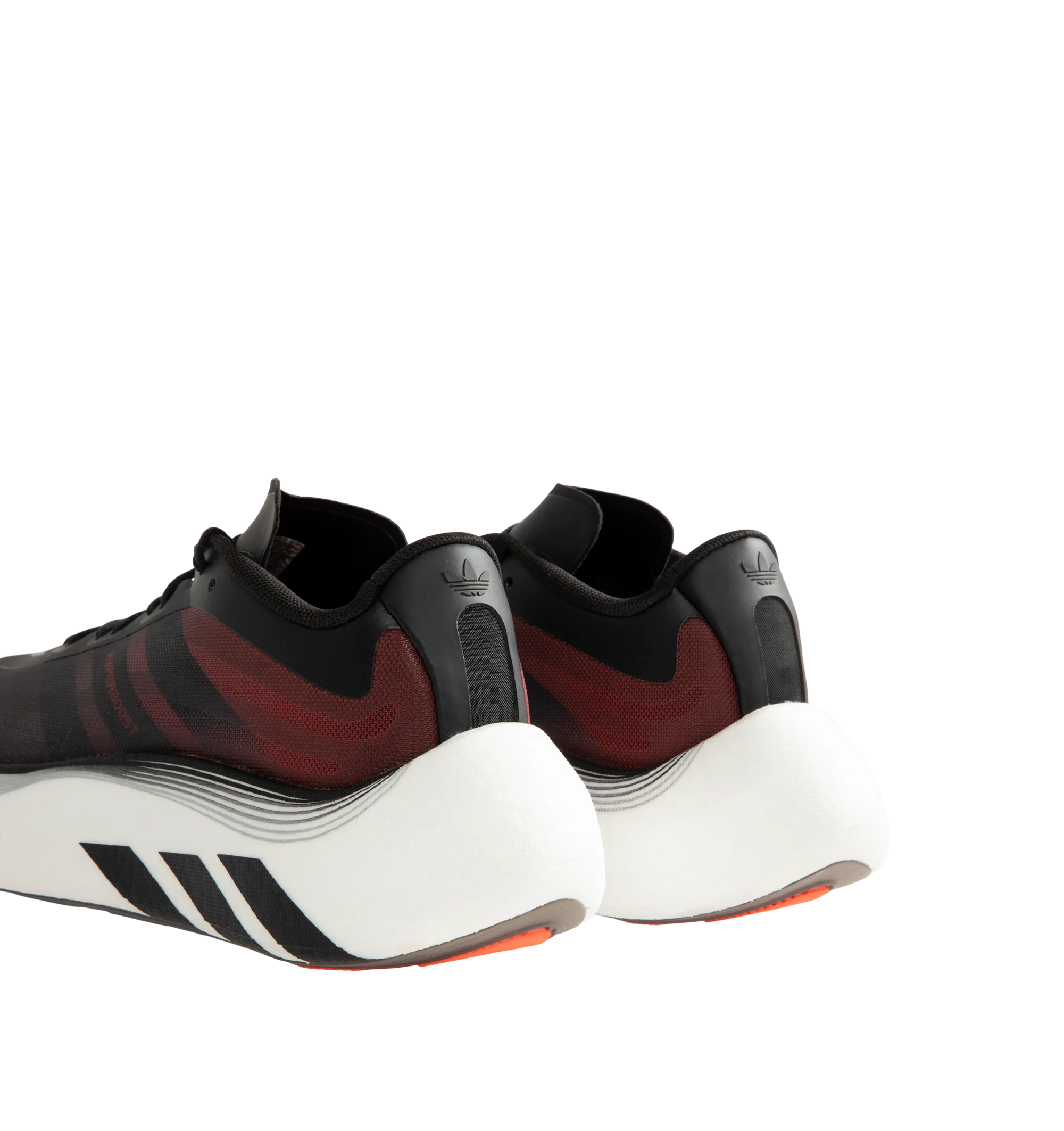 Image 3 of 5 - BLACK - Adidas Hyperboost EPHR LT Sneakers feature a semi-transparent mono mesh upper that showcases the internal exoskeleton for a lightweight feel, enhanced breathability, and a modern aesthetic. This designer sneaker combines innovative construction with everyday comfort and performance. Main Material: Mesh and Synthetic.