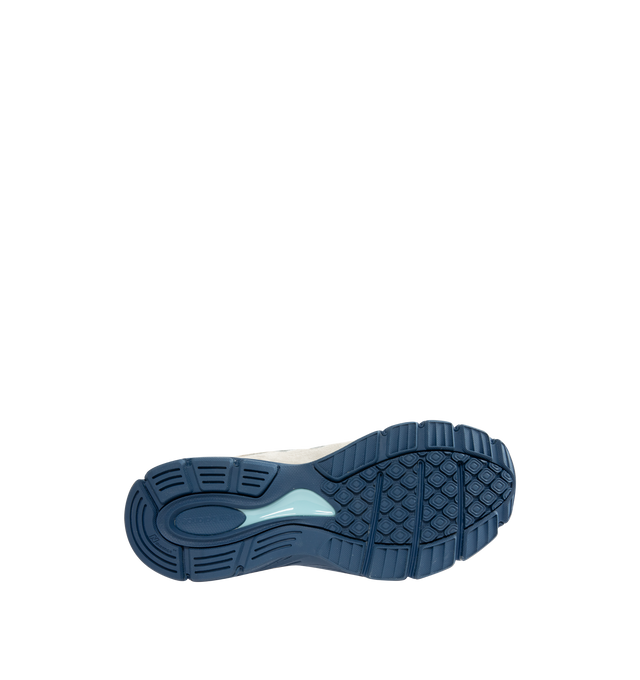Image 4 of 5 - BLUE - NEW BALANCE Made in USA 990v4 Sneaker featuring ABZORB cushioning at heel and forefoot, combination ENCAP and C-CAP midsole, reflective accents, mesh upper, suede and synthetic overlays and NDurance rubber outsole. 