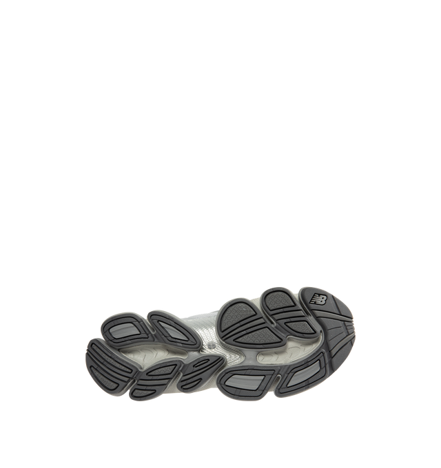Image 4 of 5 - GREY - NEW BALANCE 2000 Sneaker featuring mesh upper with printed overlay patterns, full-length ABZORB sole unit combines ABZORB cushioning and ABZORB SBS pods, segmented sole unit with a Stability Web shank, printed N branding and sculpted midsole details.